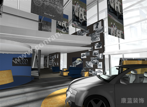 奧迪汽車(chē)展廳設(shè)計(jì)（車(chē)輛展示區(qū)）
