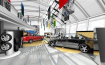 奧迪汽車(chē)展廳設(shè)計(jì)（車(chē)輛展示區(qū)）